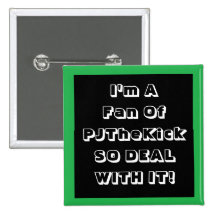 PJTheKick Fan Badge Button