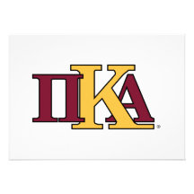 PKA Greek Letters Custom Announcements
