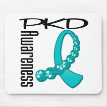 PKD Awareness Gemstone Ribbon Mouse Pad