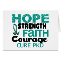 PKD Polycystic Kidney Disease HOPE 3 Card