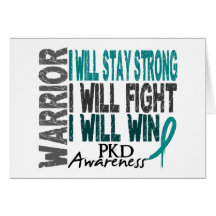 PKD Warrior Greeting Card