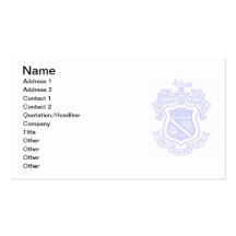 PKP Crest Watermark Business Card