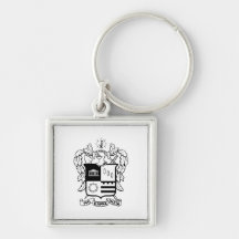 PKT Crest Black Key Chains