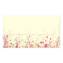 Place Card ~ Butterfly Garden 1 Business Card Template