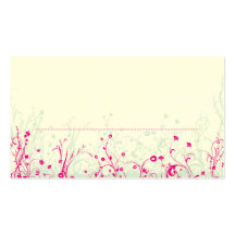Place Card ~ Butterfly Garden 7 Business Card Template