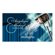 Place cards Hollywood theme wedding Business Card Template