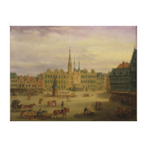 Place de L'Hotel de Ville, Cambrai, c.1780 canvas prints