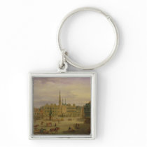 Place de L'Hotel de Ville, Cambrai, c.1780 keychains