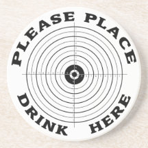 Place Drink Here Drink Coasters