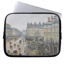 Place du Theatre Francais, Paris: Rain, 1898 Laptop Computer Sleeve