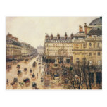 Place du Théâtre Français, Paris: Rain by Pissarro Postcards