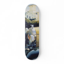 "Place in the Sun" Car Watercolor Custom Skate Board