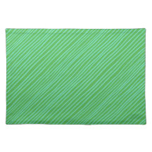 Placemat- Grass Diagonal Stripe!