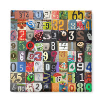 Places of Pi Refrigerator Magnet