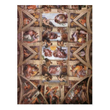 Plafond de chapelle de Sistine Carte Postale