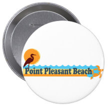 Plage agréable de point badges avec agrafe