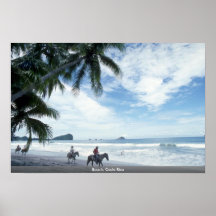 Plage, Costa Rica Poster