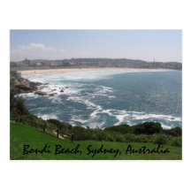 Plage de Bondi, Sydney, Australie Carte Postale