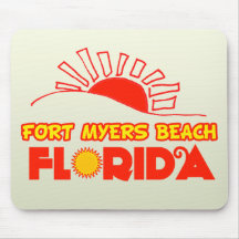 Plage de Fort Myers, la Floride Tapis De Souris