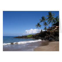 Plage de Maui Carte De Vœux