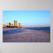 Plage de Panamá City Affiches