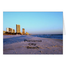 Plage de Panamá City Carte De Vœux