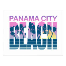 Plage de Panamá City Carte Postale