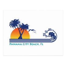 Plage de Panamá City Carte Postale