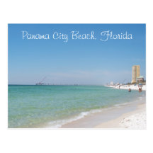 Plage de Panamá City, carte postale de la Floride