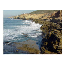 Plage de ressacs de Point Loma Cartes Postales