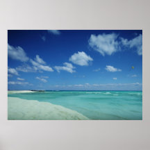 Plage et mer des Caraïbes Posters