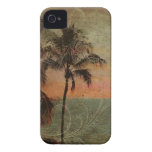 Plage hawaïenne vintage de PixDezines, hapuna Coque iPhone 4