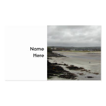 Plage près de baie de Rosscarbery, Irlande Carte De Visite