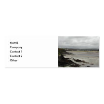 Plage près de baie de Rosscarbery, Irlande Cartes De Visite Professionnelles