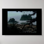 Plage rouge affiches