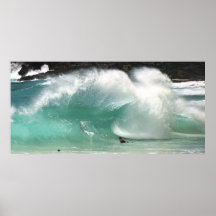 Plage sablonneuse Shorebreak Poster