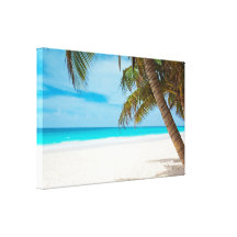 Plage tropicale de paradis impressions sur toile