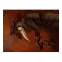 Plague Doctor Postcard