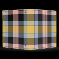 Plaid Binder binders