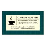 plaid coffee business cards