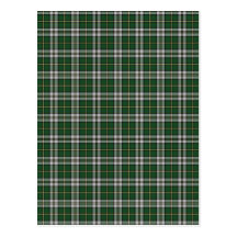 Plaid de tartan breton de cap cartes postales