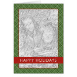 Plaid Holdiay Template Greeting Card