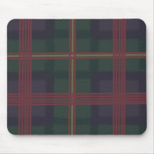 plaid mouse pad
