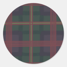 Plaid Sticker