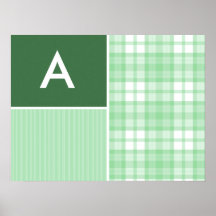 Plaid vert clair mignon affiche