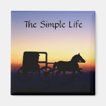 Plain and Simple Amish Life Fridge Magnets