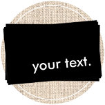 plain black and white. business card templates