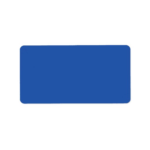 Plain Blue Background. Personalized Address Labels