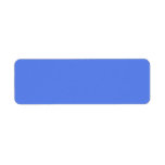 Plain Blue Background. Return Address Labels