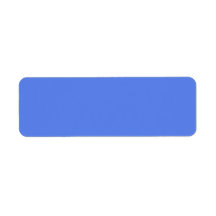 Plain Blue Background. Return Address Labels